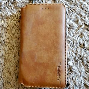 Floveme leather phone case and wallet